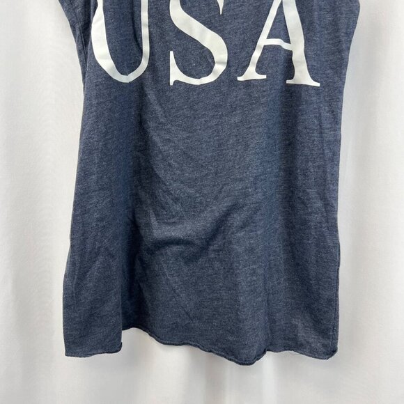 Next Level Apparel Women’s USA Scoop Neck Tank Top Blue Gray Size Small - Picture 4 of 8